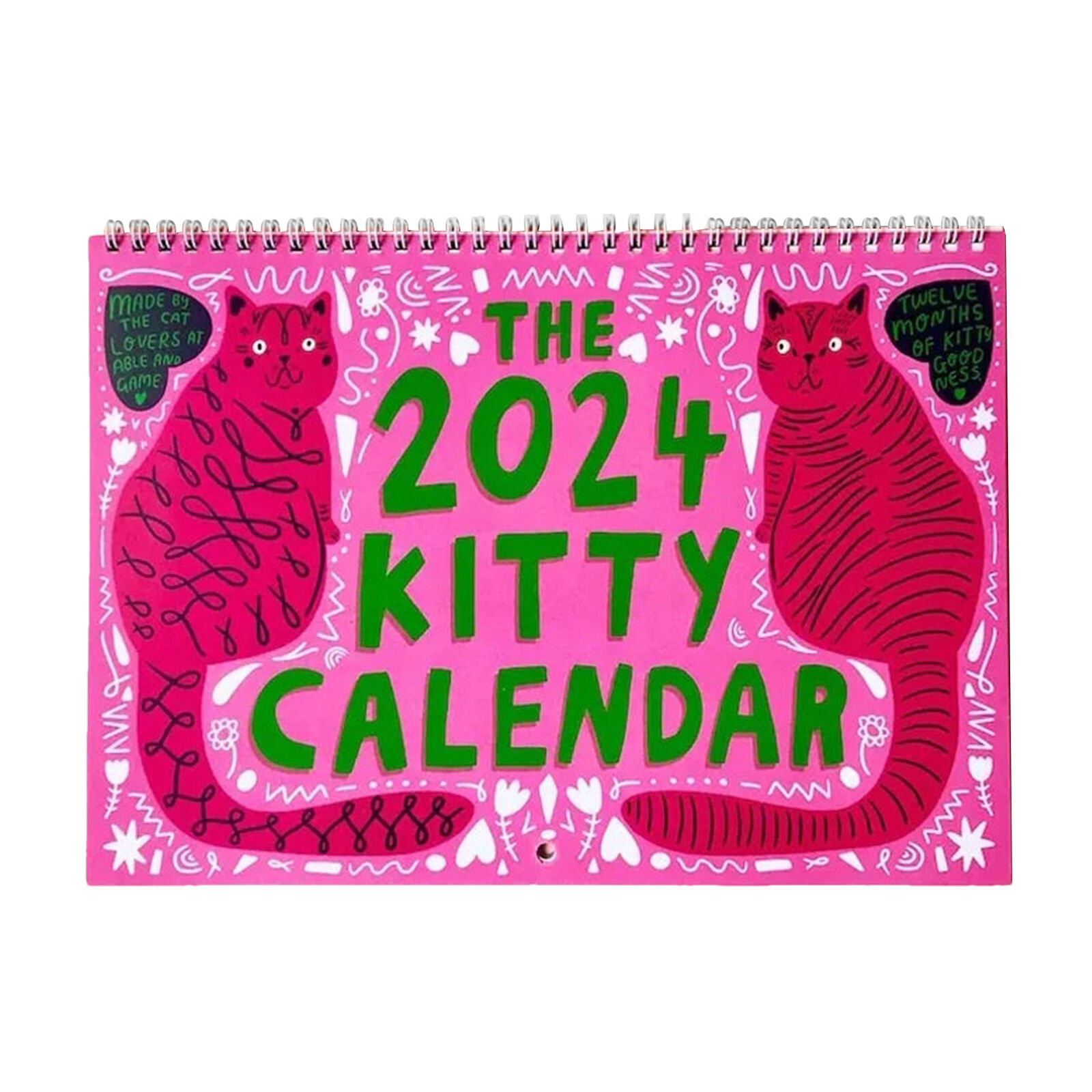 2024 Kitten Wall Calendar From Jan 2024 To Dec Cat Lover\'s Calendar