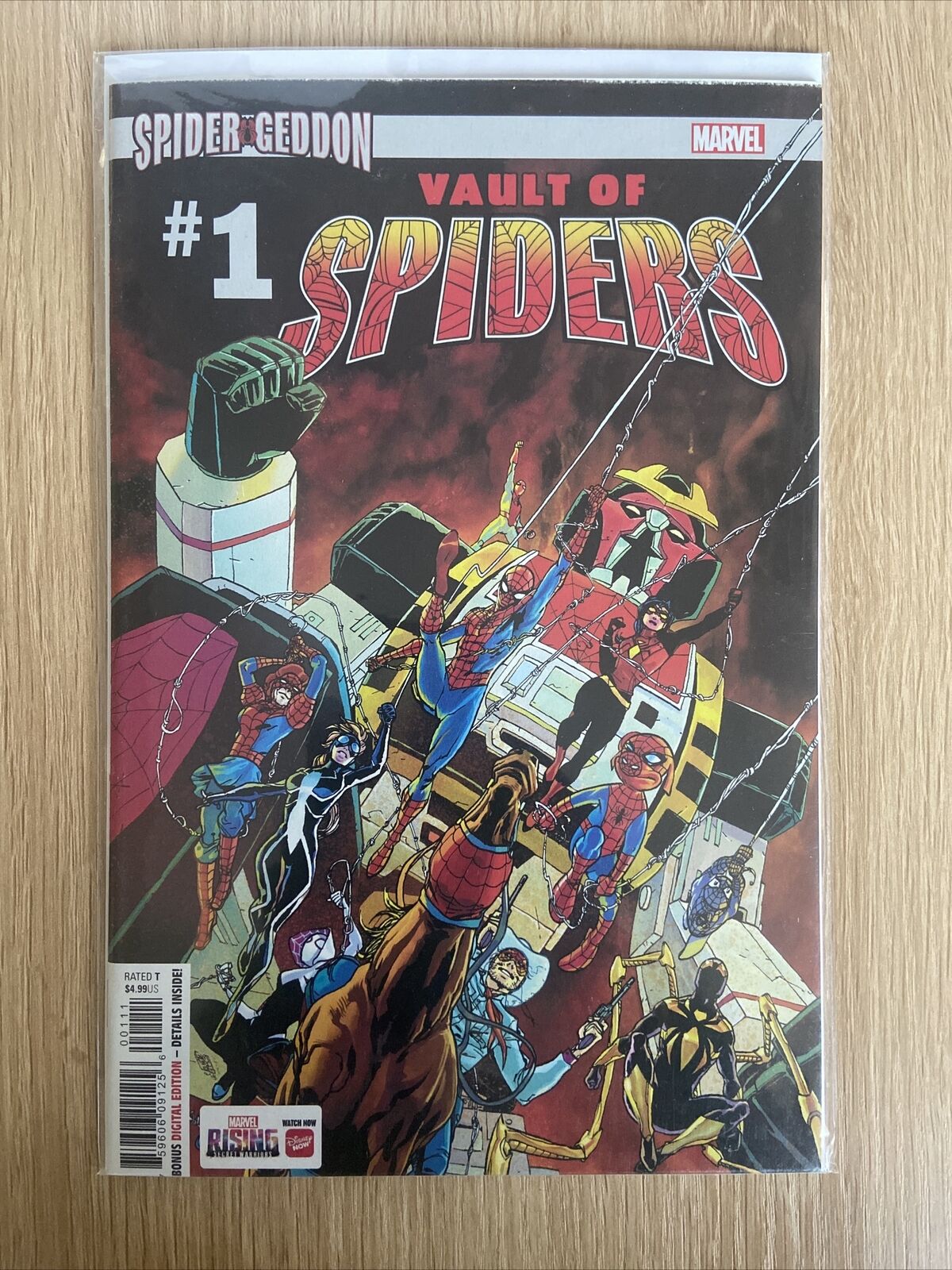 SPIDER-GEDDON VAULT OF SPIDERS #1 1ST PRINT MARVEL COMICS(2018) SAVAGE SPIDERMAN