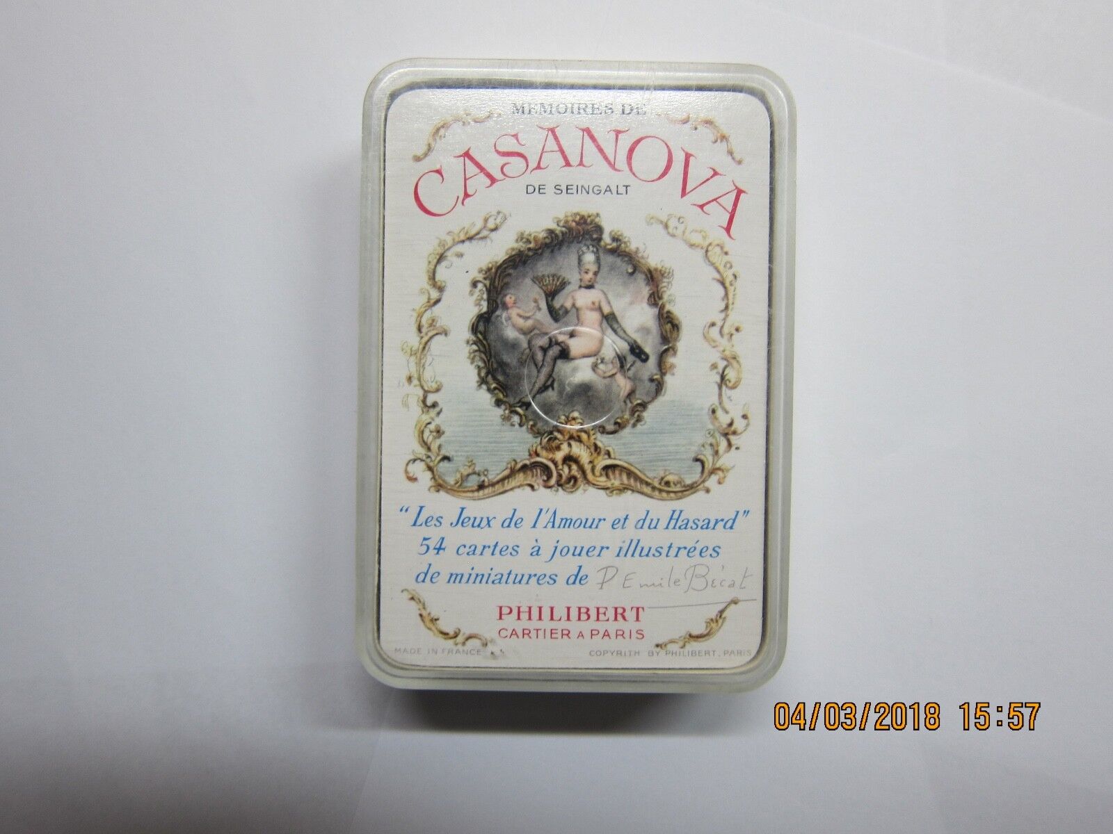 Mémoires de Casanova playing cards by Philibert. #3