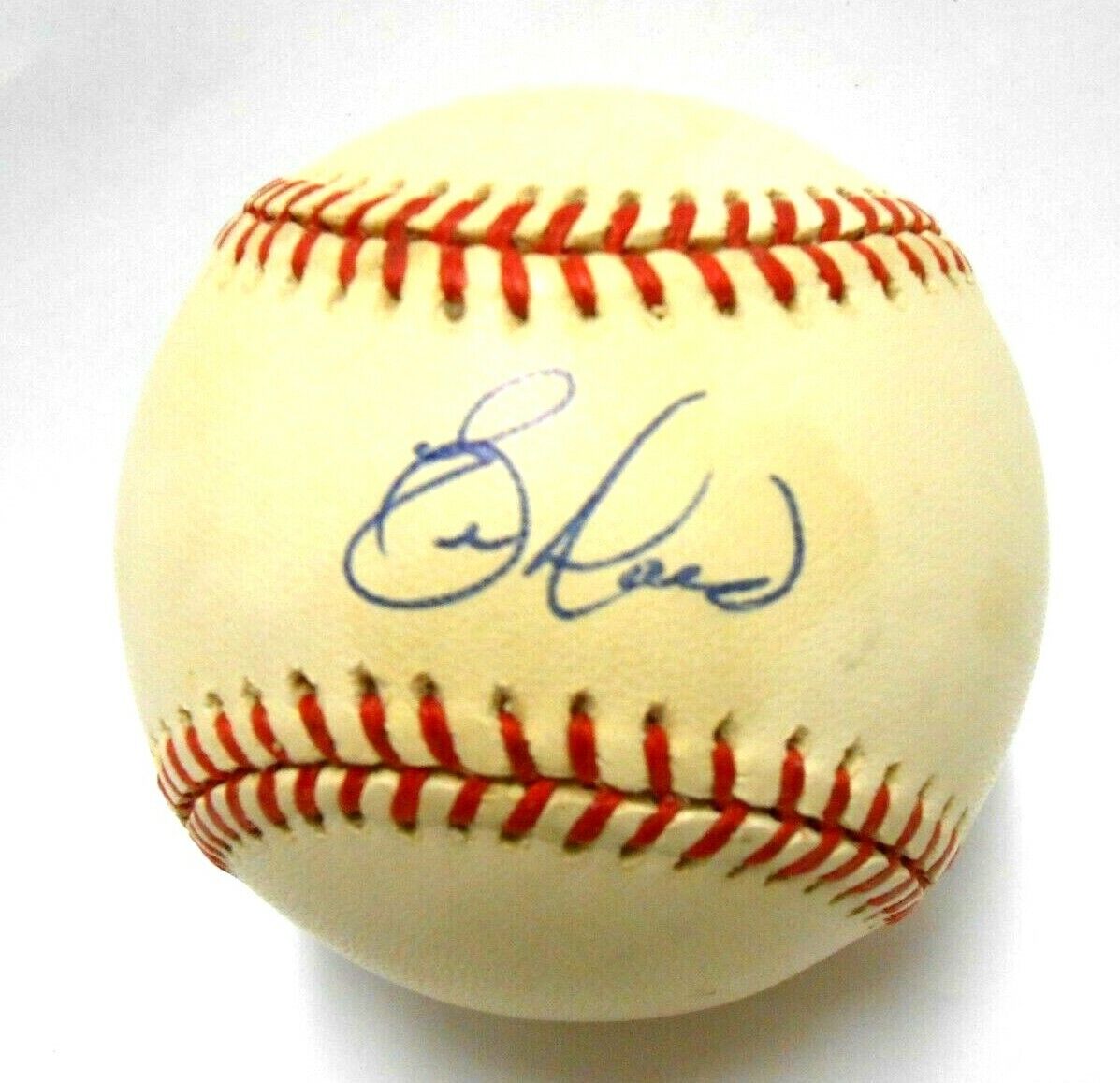 Eric The Red Davis Signed Auto Autographed Baseball SF Giants Reds Orioles