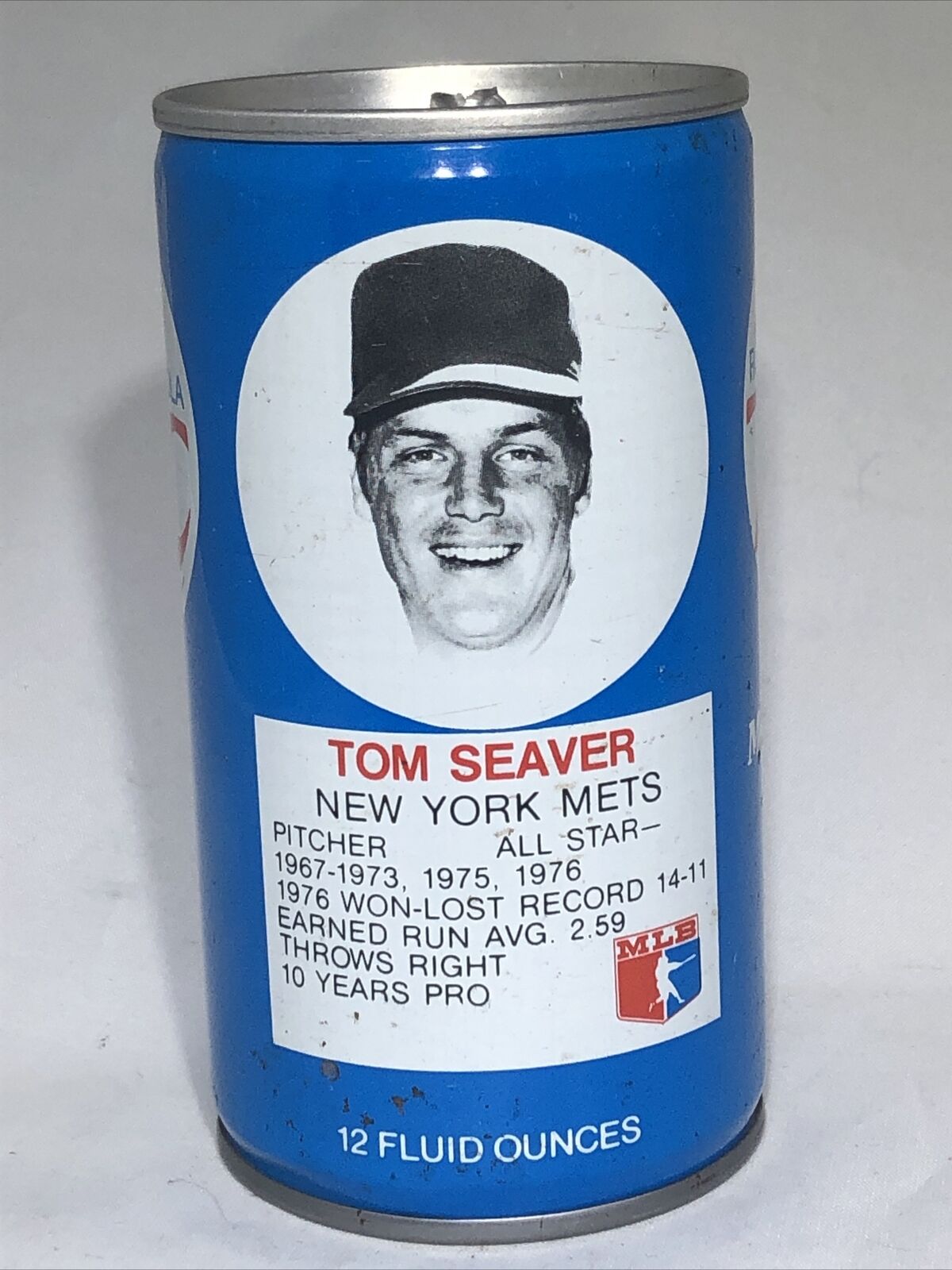 1977 Tom Seaver New York Mets RC Royal Crown Cola Can MLB All-Star Series