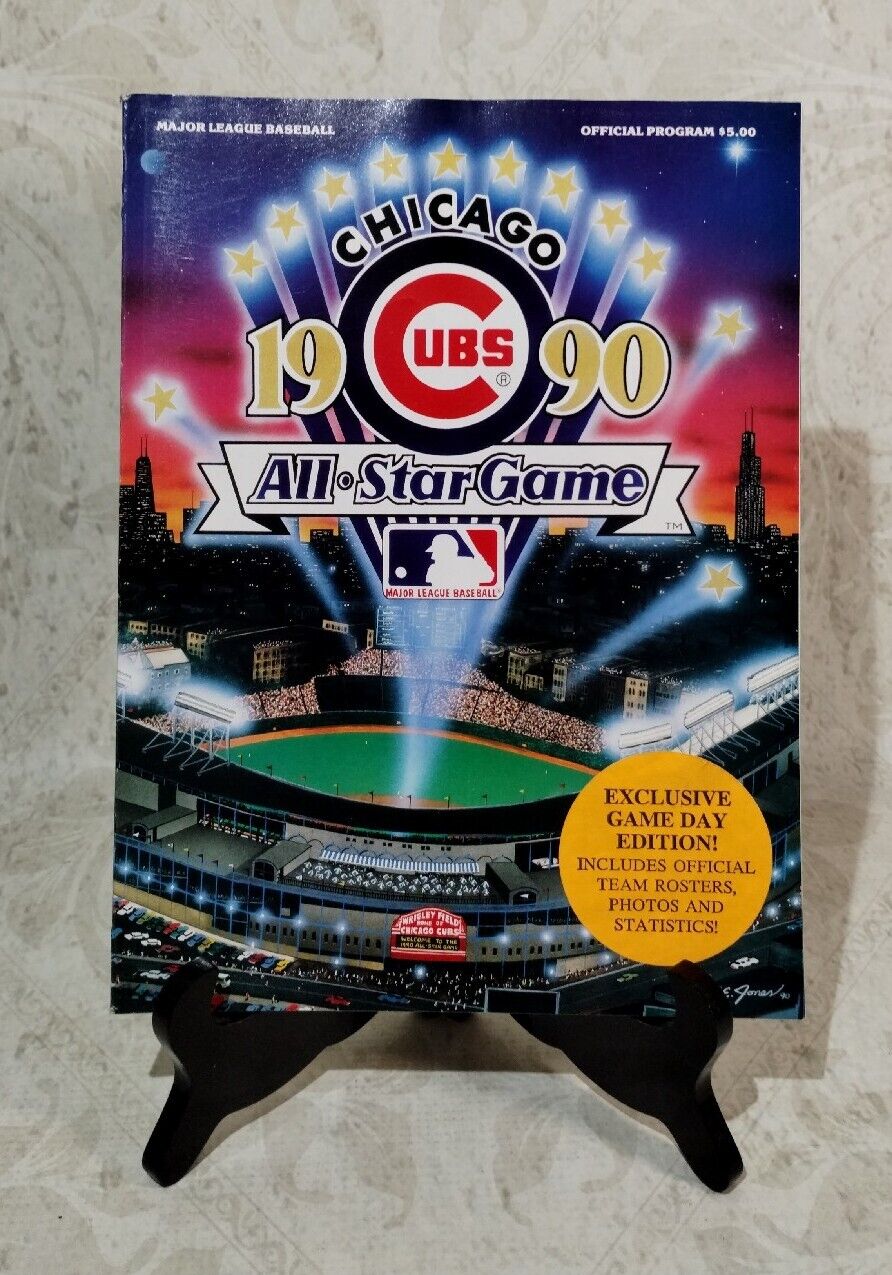 Vintage 1990 All-Star Game Official Program Complete with Scorecard