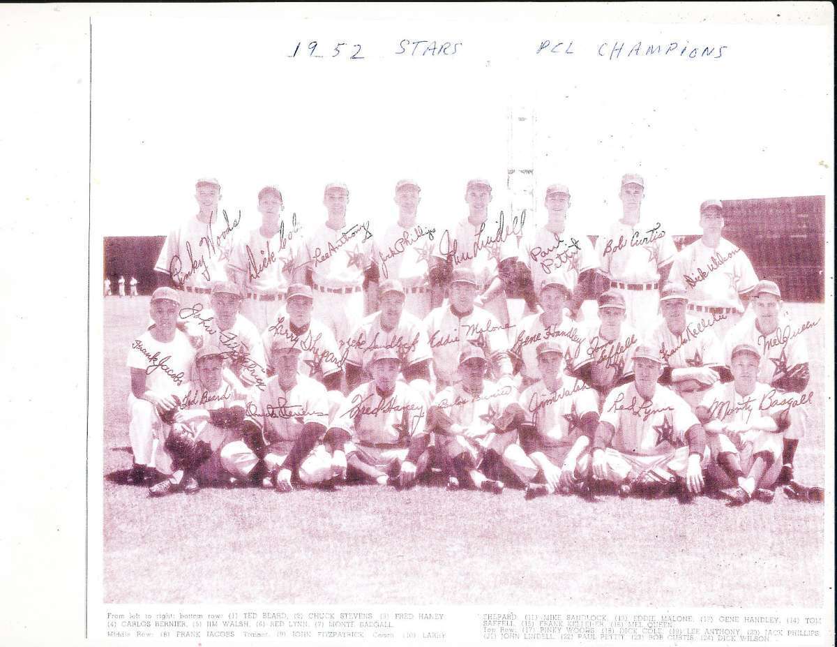 Hollywood Stars 1952 team picture 8x10 photo reprint pcl