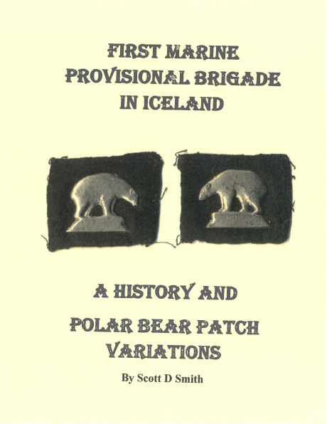 1941 World War II 6th Marine Regt 1st Provisional Brigade Polar Bear Patch Book