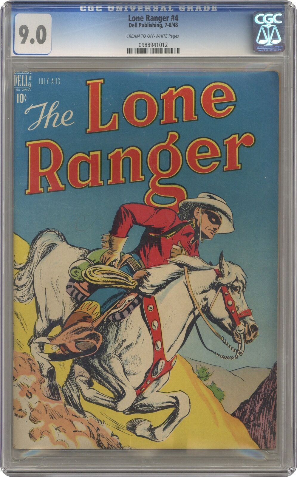 Lone Ranger #4 CGC 9.0 1948 0988941012