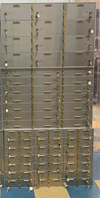 Diebold Bank Vault Safe Deposit Boxes