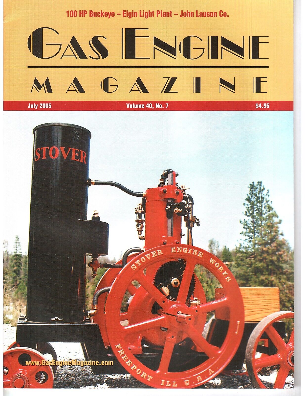 Lauson Engine and Tractor info, Oldest Stover Engine 1 ½ HP, Reid Type PK, Elgin