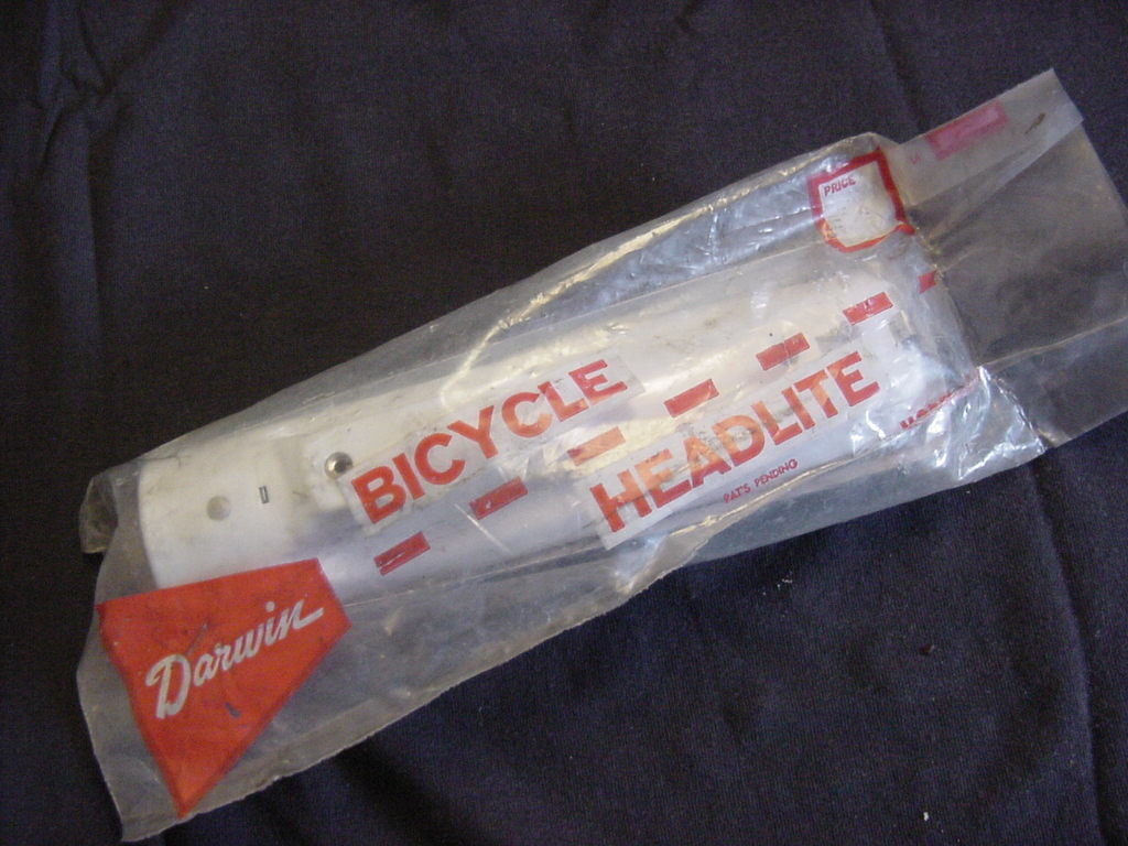  Vintage NOS NIP Darwin Bicycle Headlight