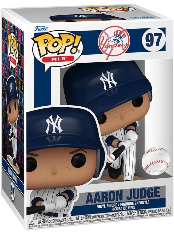 AARON JUDGE  Funko POP MLB: New York Yankees Vinyl Figure #97 With Protector