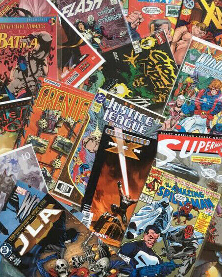 60 Random Marvel, DC Comics Lot Collection - 