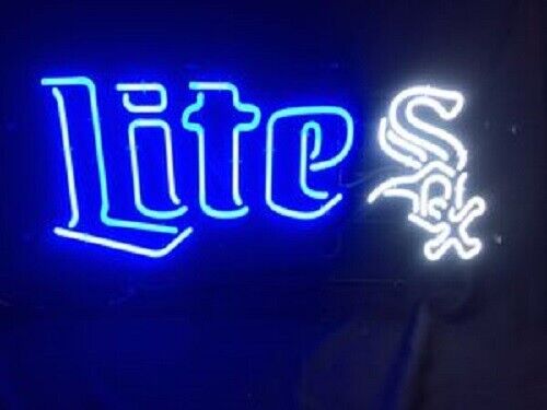 CoCo Chicago White Sox Miller Lite Logo Beer Neon Sign Light 24\