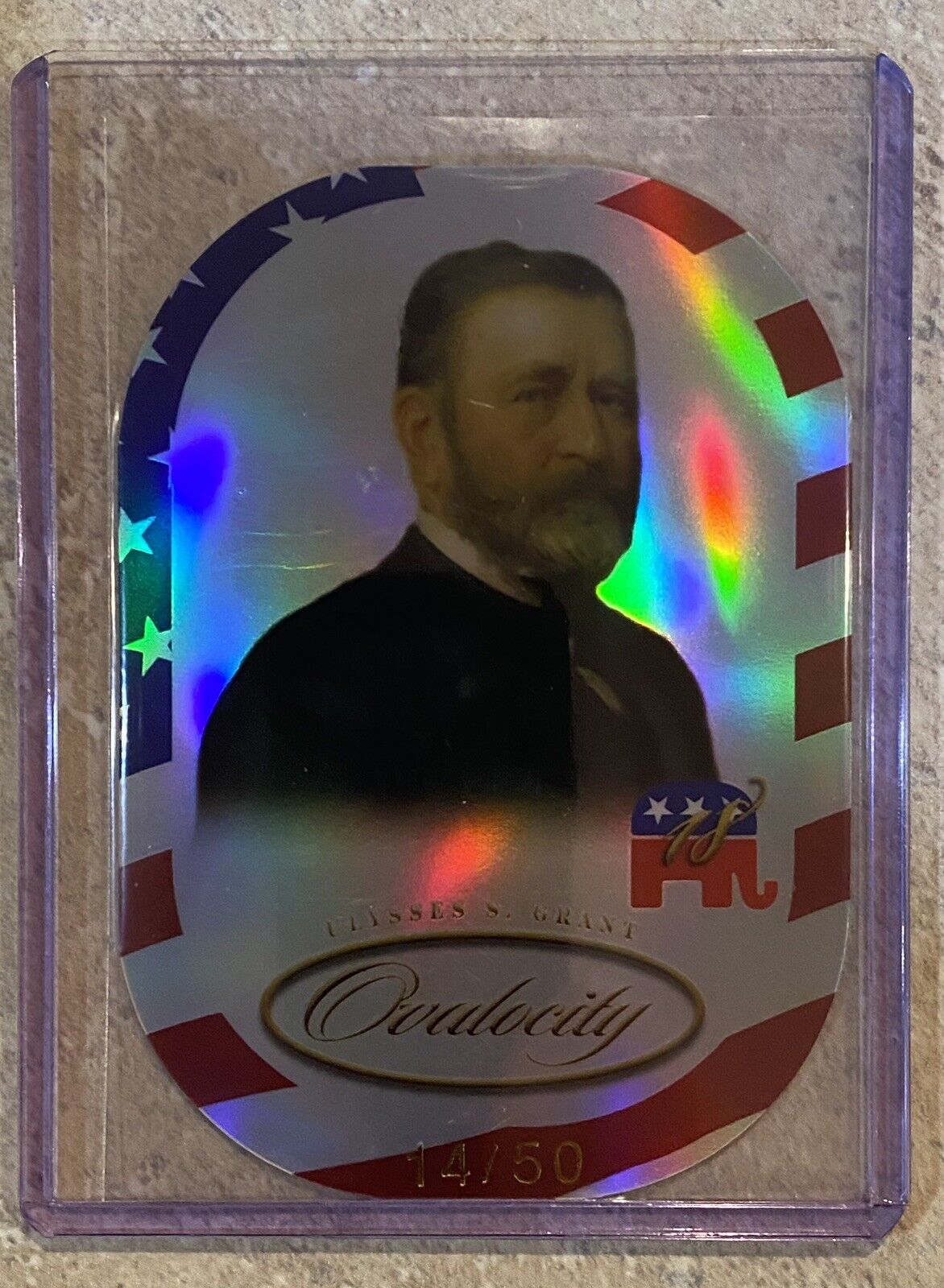 2023 PIECES OF THE PAST ULYSSES S GRANT OVALOCITY 14/50  