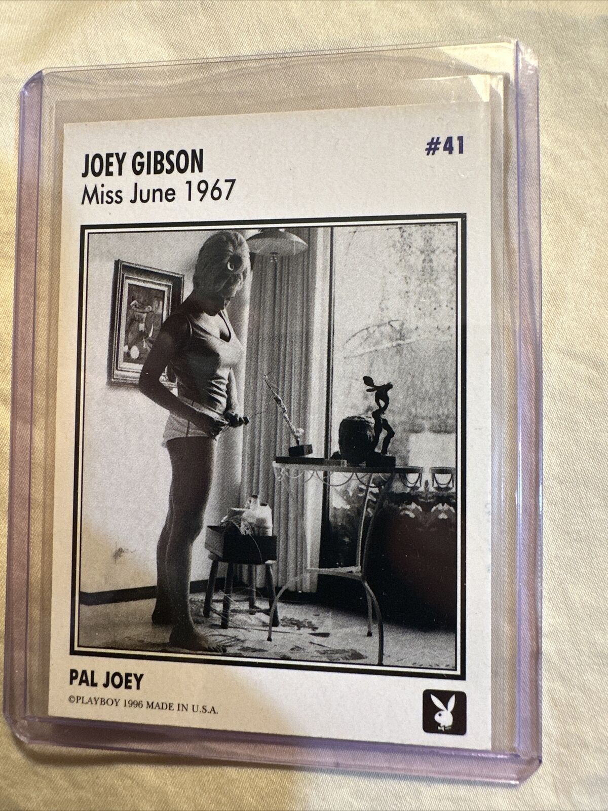 1996 Playboy’s Autograph Card, Joey Gibson #41 Miss June 1967