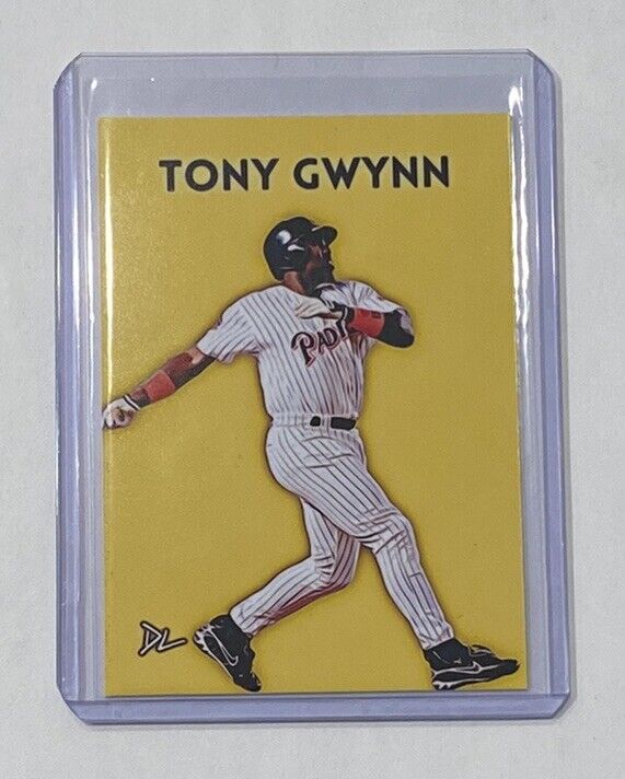 Tony Gwynn Limited Edition Artist Signed San Diego Padres Trading Card 3/10