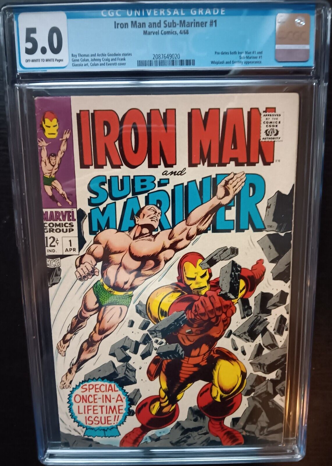 Iron Man & Sub-Mariner #1 (Marvel, April 1968)