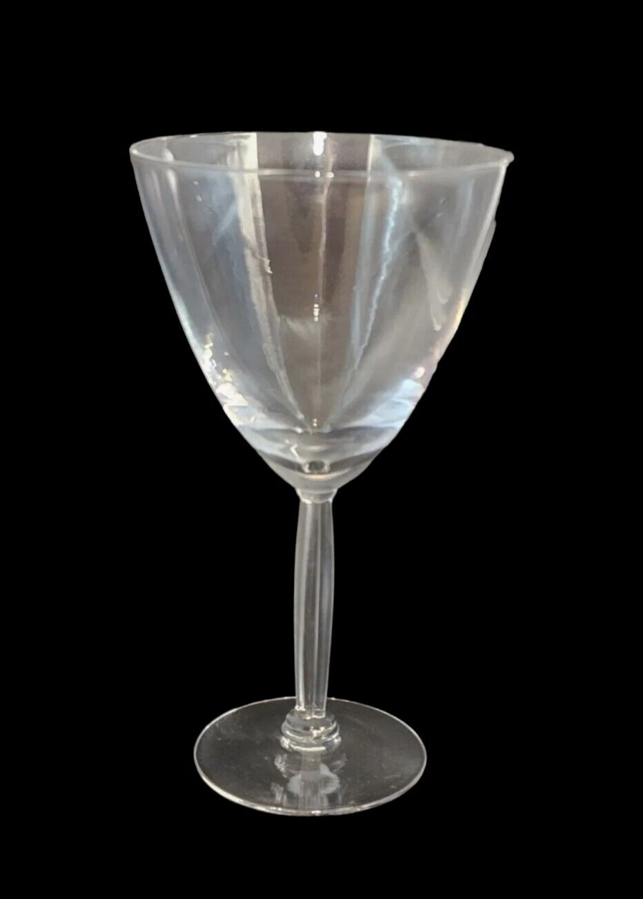 (1) Vintage Fostoria Patrician Claret Wine Glass 5.75\