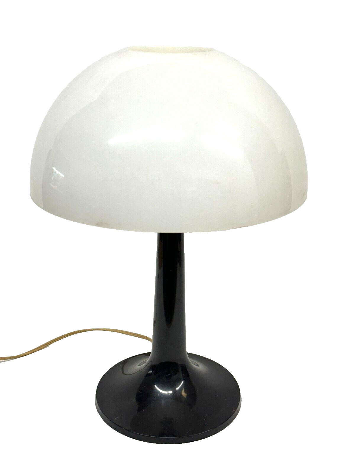 Vintage 1960\'s Retro MCM Gilbert Softlite Black White Mushroom Psychedelic Lamp