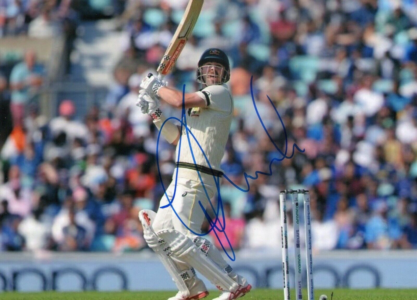 Original Autographed Photo of Australian Cricketer Travis Head