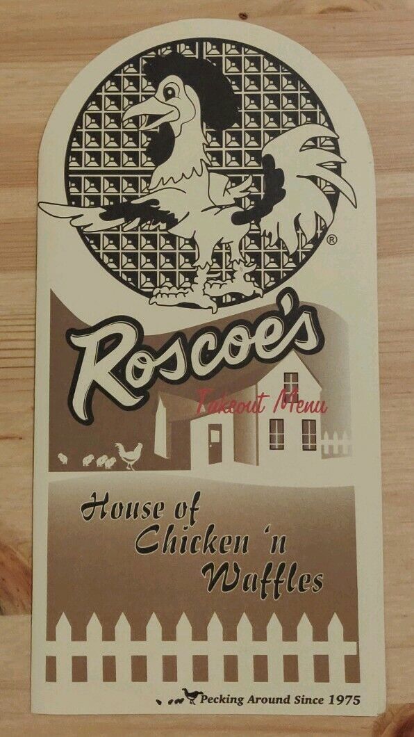 ROSCOE\'S HOUSE OF CHICKEN \'n WAFFLES Restaurant Menu, PASADENA Location