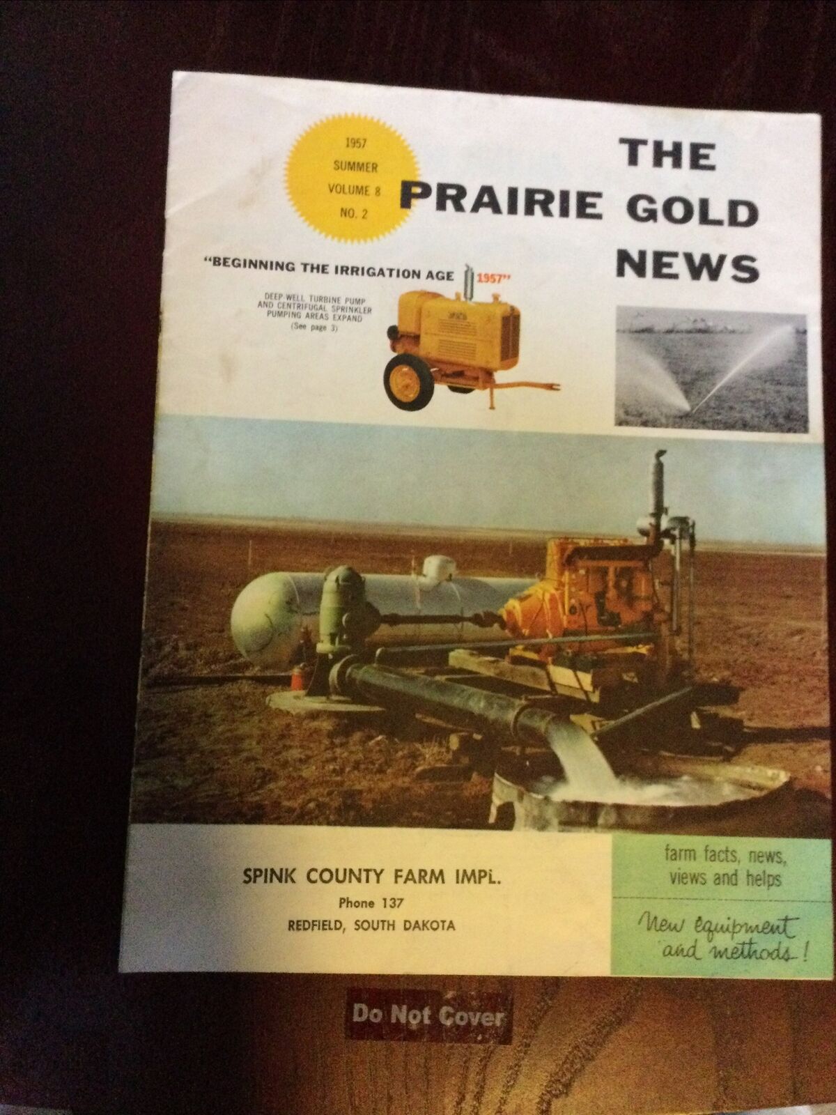Minneapolis Moline The Praire Gold News Magazine summer 1957