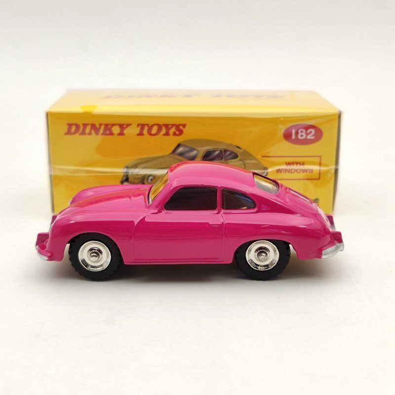 DeAgostini 1:43 Dinky Toys 182 Porsche 356A Coupe Diecast Models Car Pink Gift