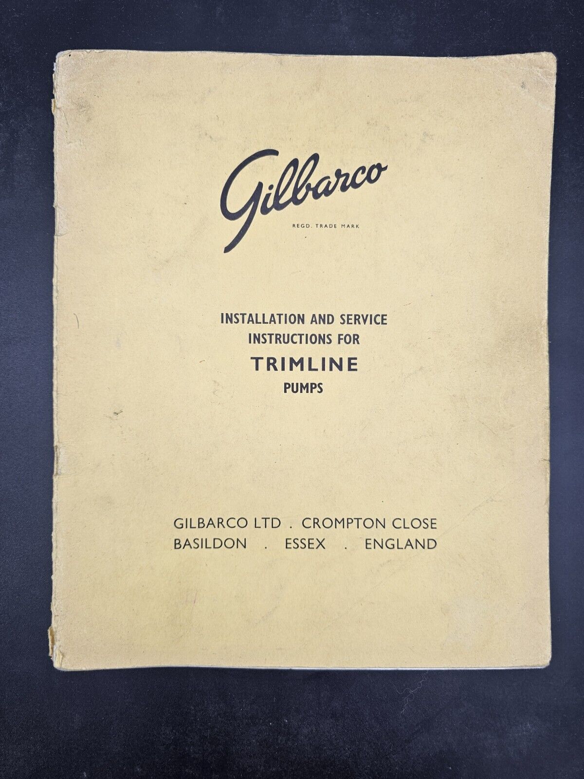 Vintage Gilbarco Trimline Petrol Pump Service Manual Book Rare Automobilia