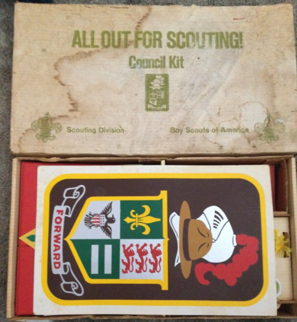 1970’s vintage boy scouts of America vintage complete council kit amazing