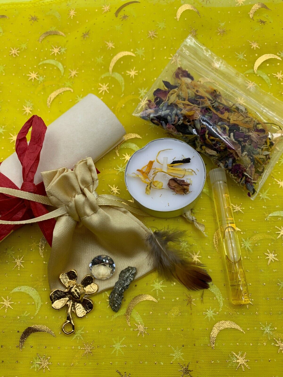 WISHING “GET WHAT YOU WANT” Old Witch Secret Gris-Gris Bag Best Spells Magick