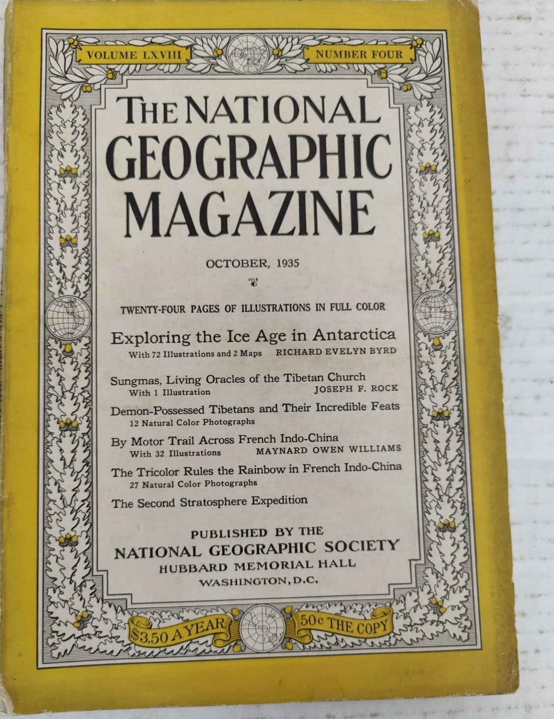 October 1935 National Geographic Magazine