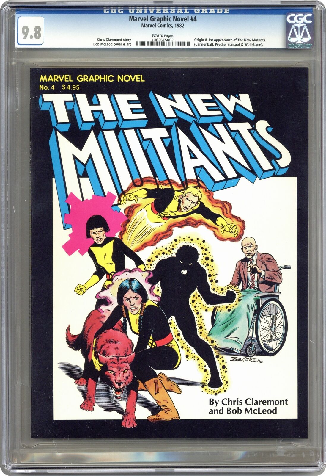 New Mutants GN #1 1st Printing CGC 9.8 1982 1463615002