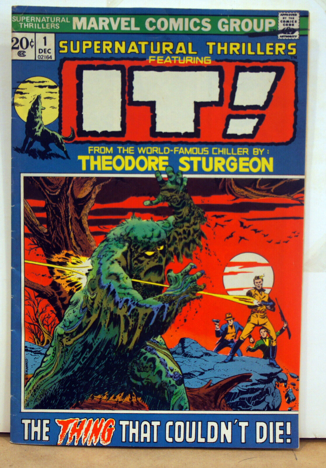SUPERNATURAL THRILLERS #1 (1972) COVER JIM STERANKO INTERIOR ART MARIE SEVERIN