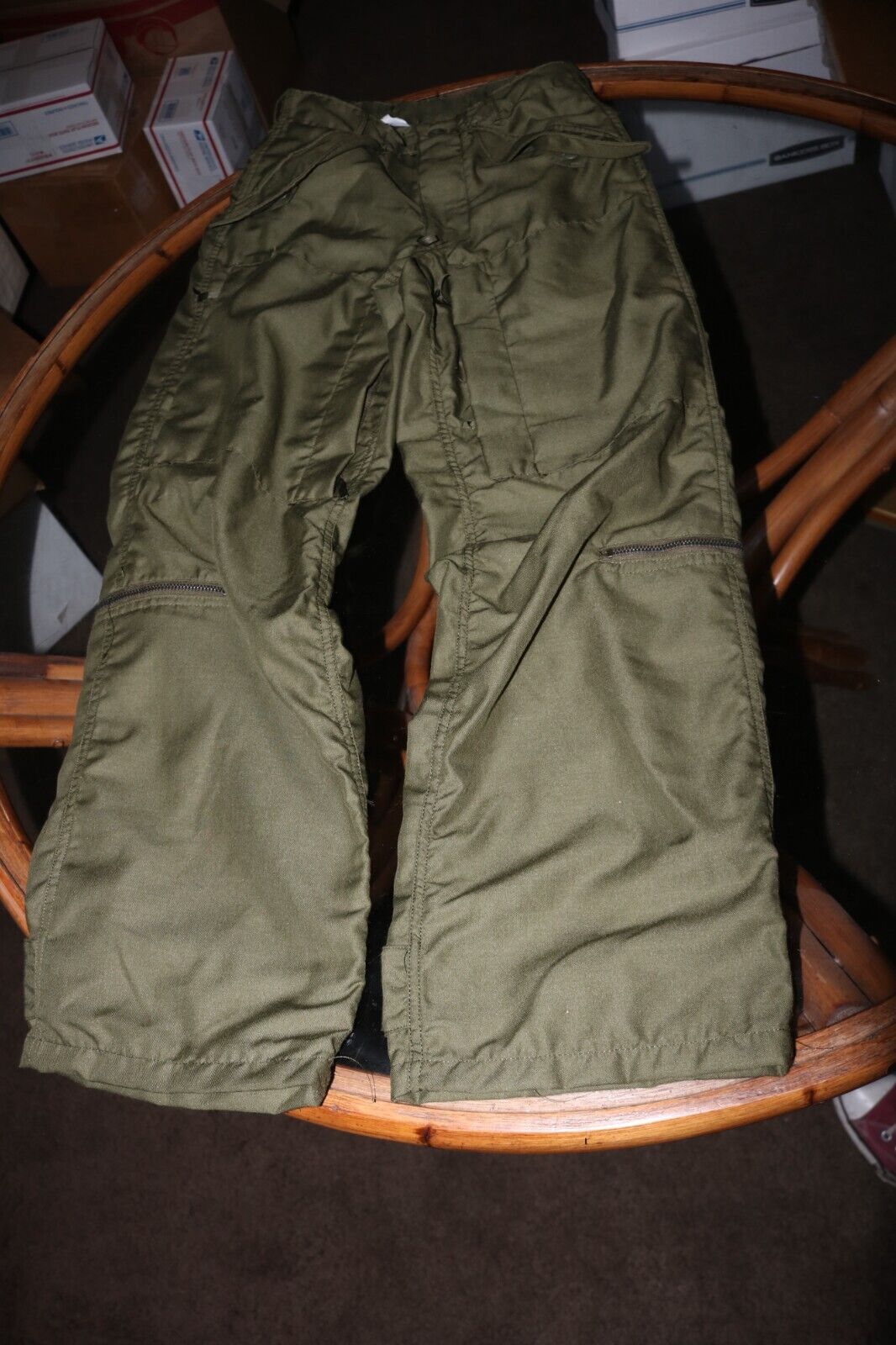 NOS unissued OG-106 Army helicopter aircrew pilots trousers pants sz XS Reg 1971
