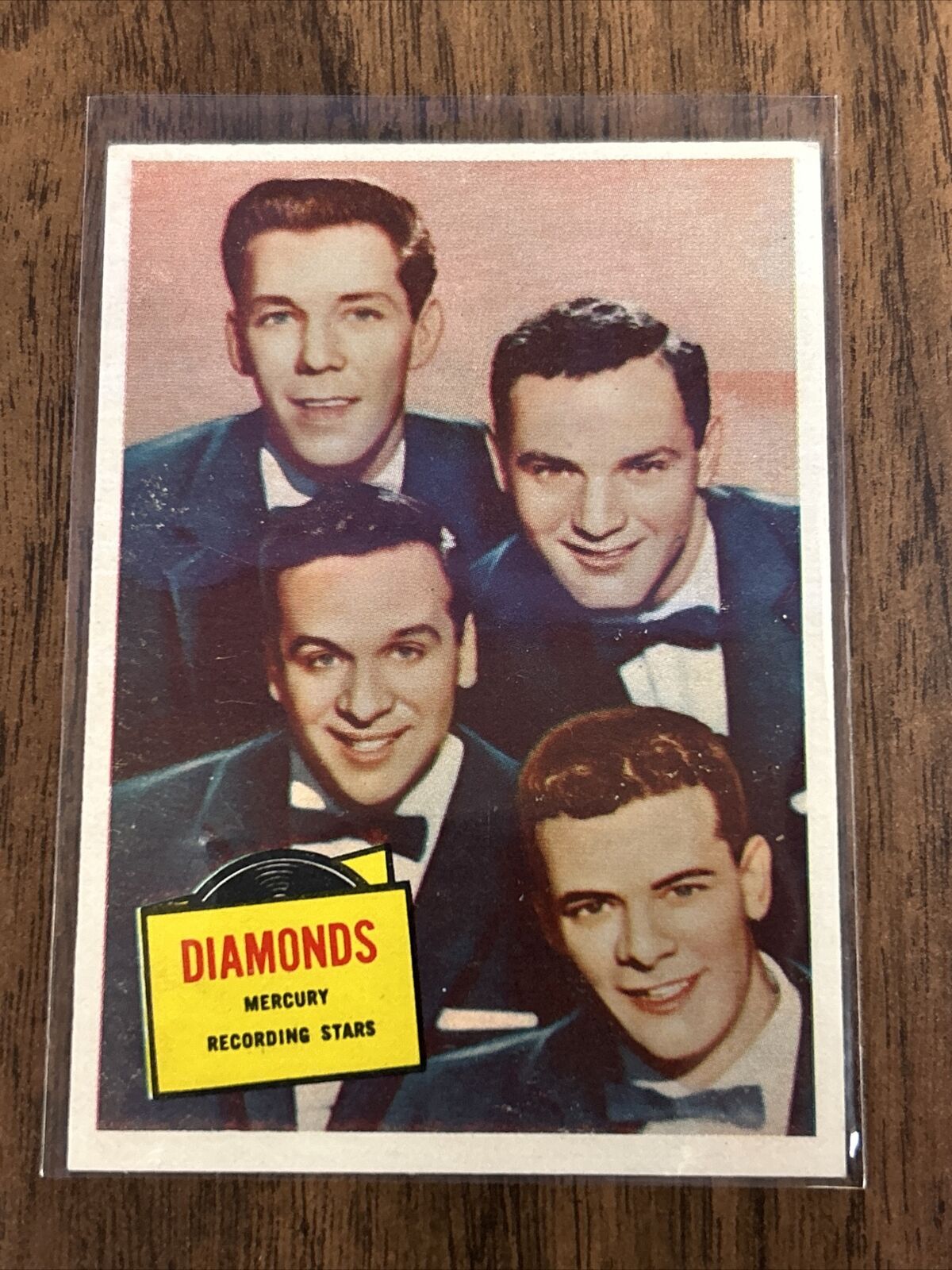 1957 Topps Hit Stars Set # 22 The Diamonds EX-EXMINT 