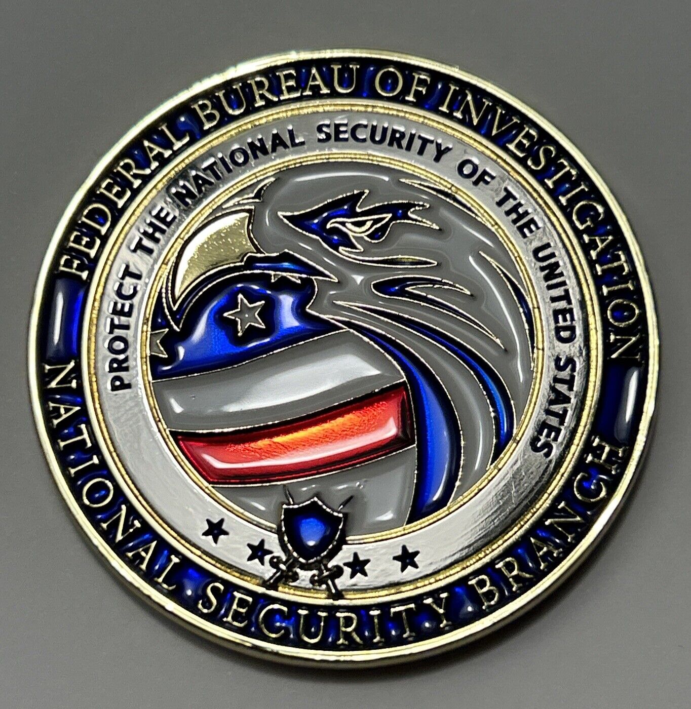 DOJ FBI National Security Branch Challenge Coin