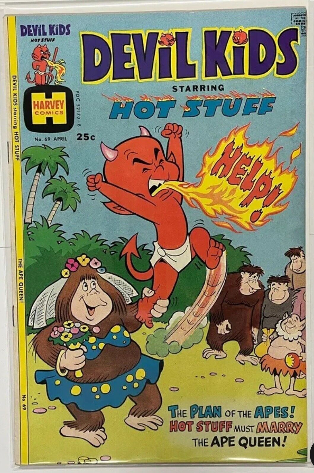 DEVIL KIDS STARRING HOT STUFF #69 Harvey Comics (1975)