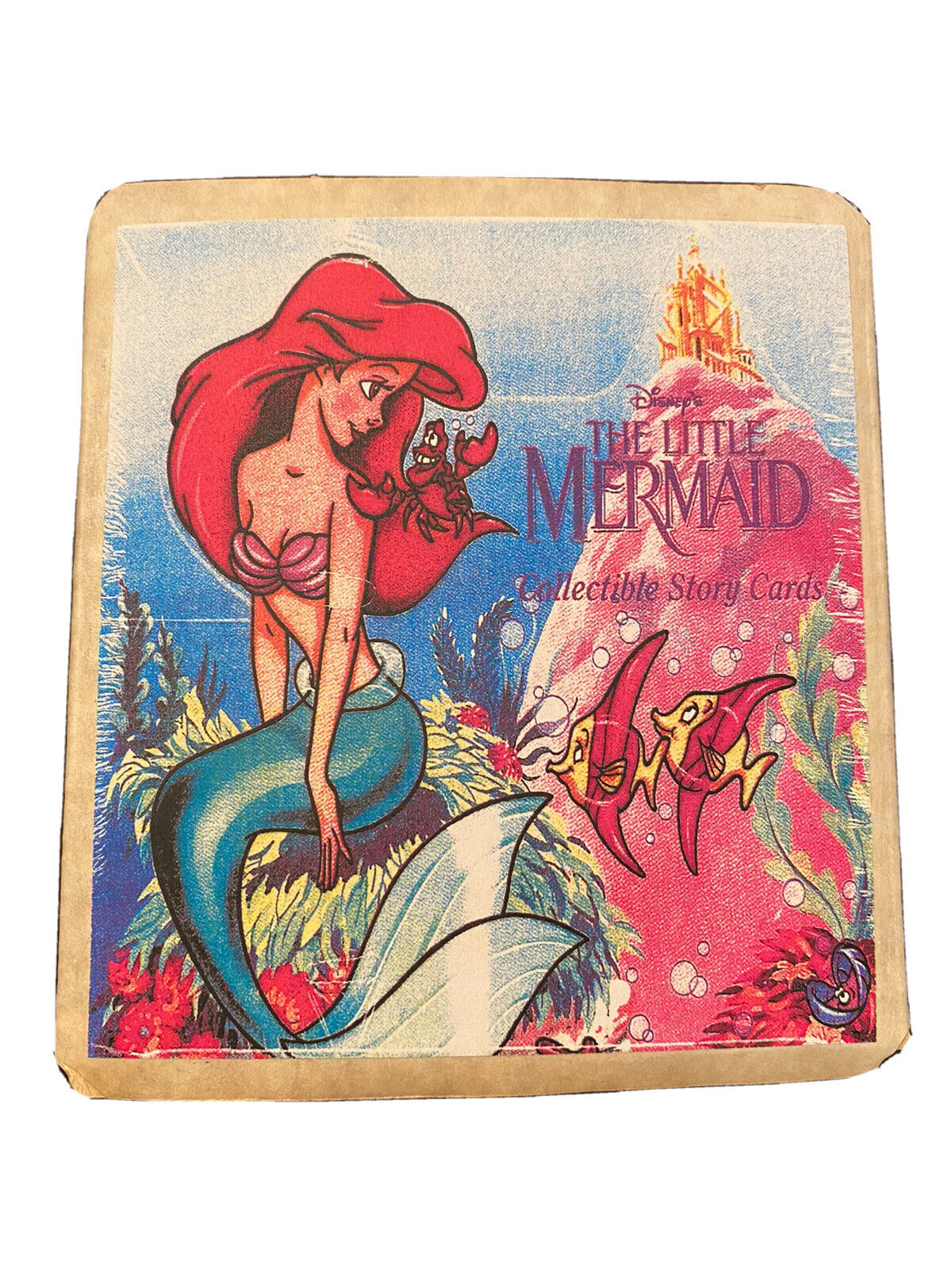1991 Disney’s The Little Mermaid Collectible Story Cards FULL SET 1-90 W/ Box
