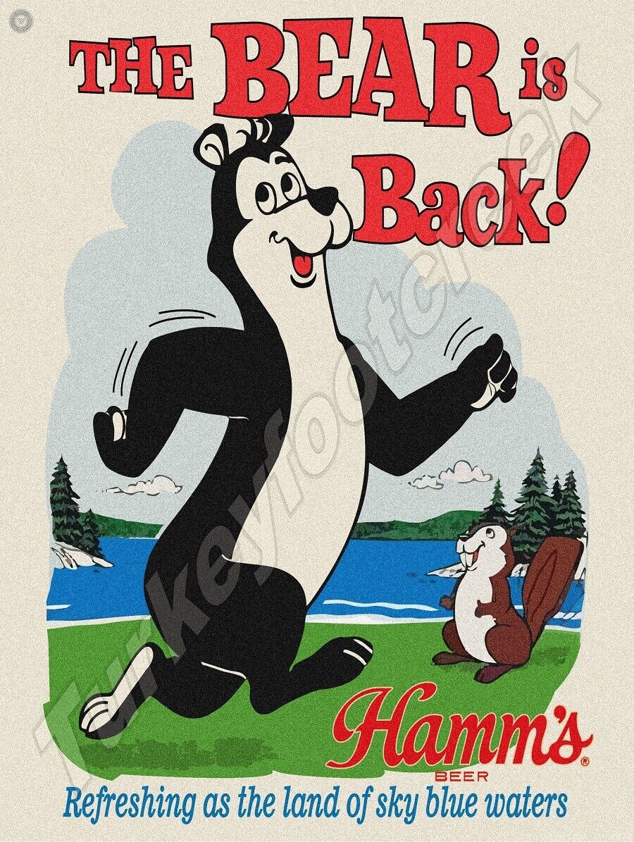 Hamms Beer The Bear Is Back 9\