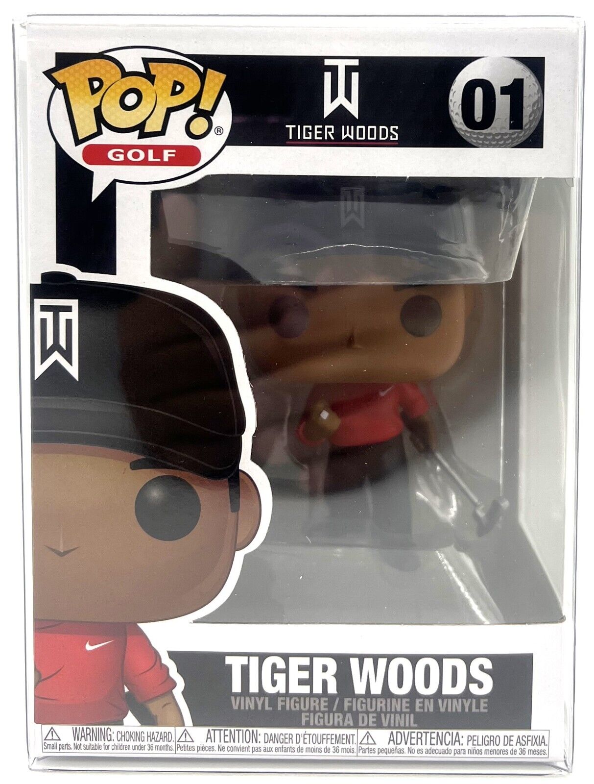 Funko Pop Sports Golf Tiger Woods #01 with POP Protector