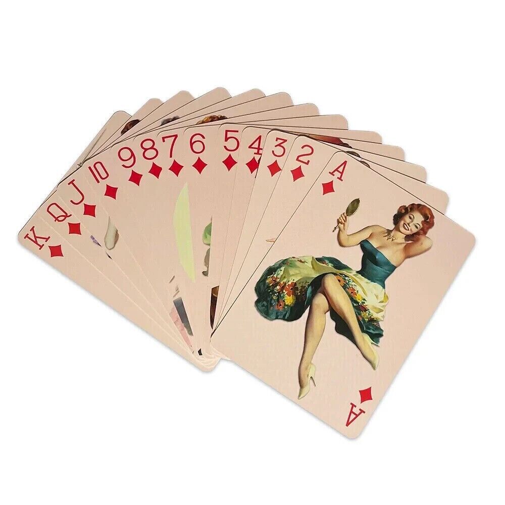 vintage American Retro Sexy Beautiful Lady Bikini Cute Girls Game Poker Cards