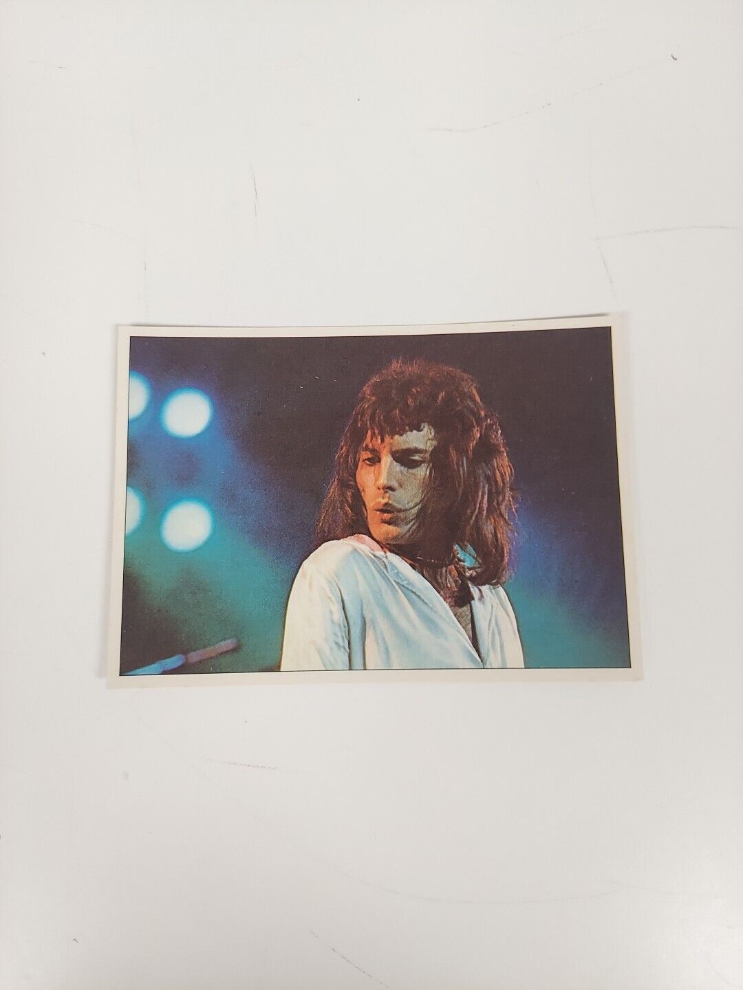 Freddy Mercury Card Panini Pop Stars Sticker 1975 Mini-Poster Vintage Rock #41
