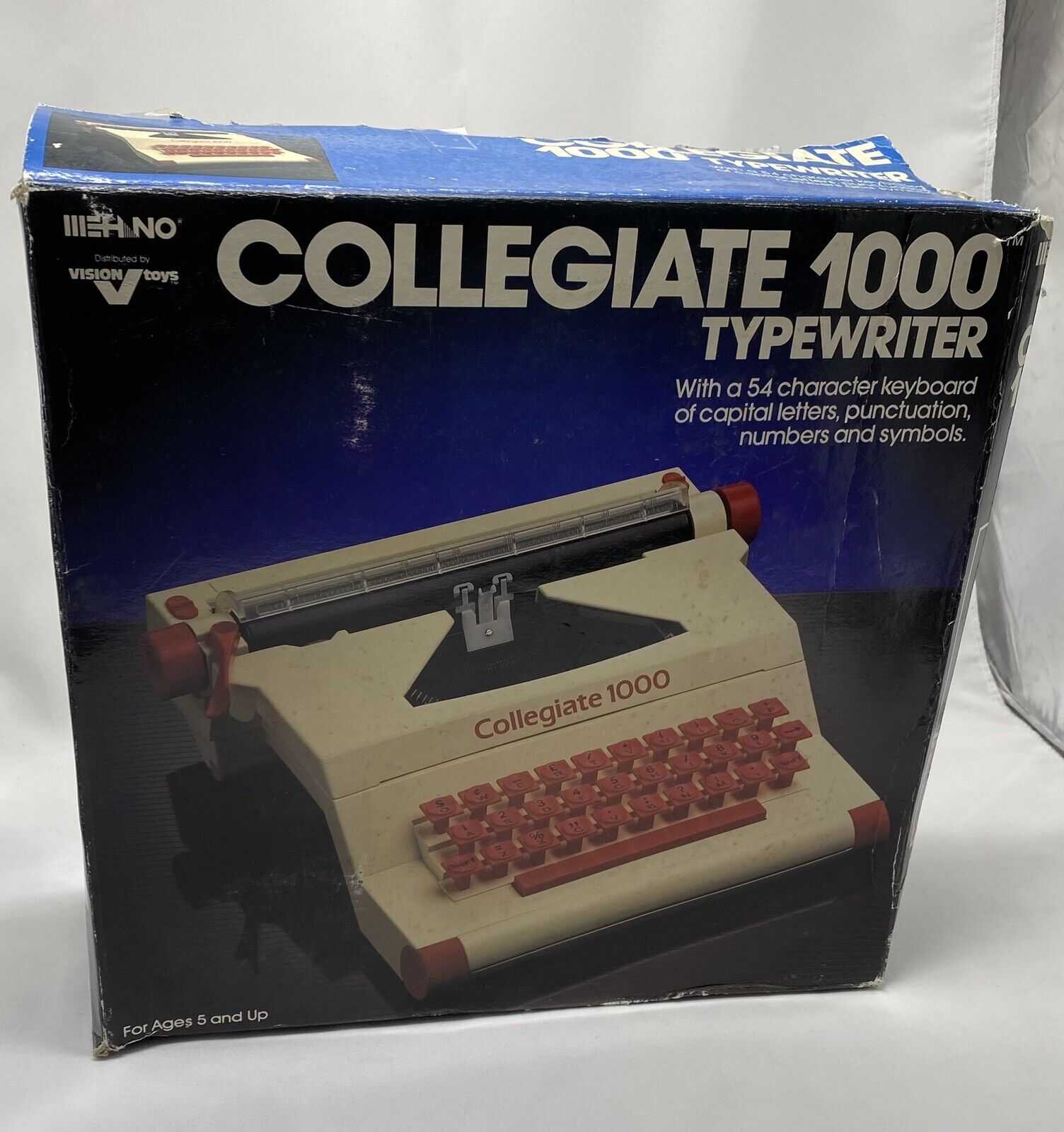  Vintage COLLEGIATE 1000 TYPEWRITER by Mehno Vision Toys (#1023)