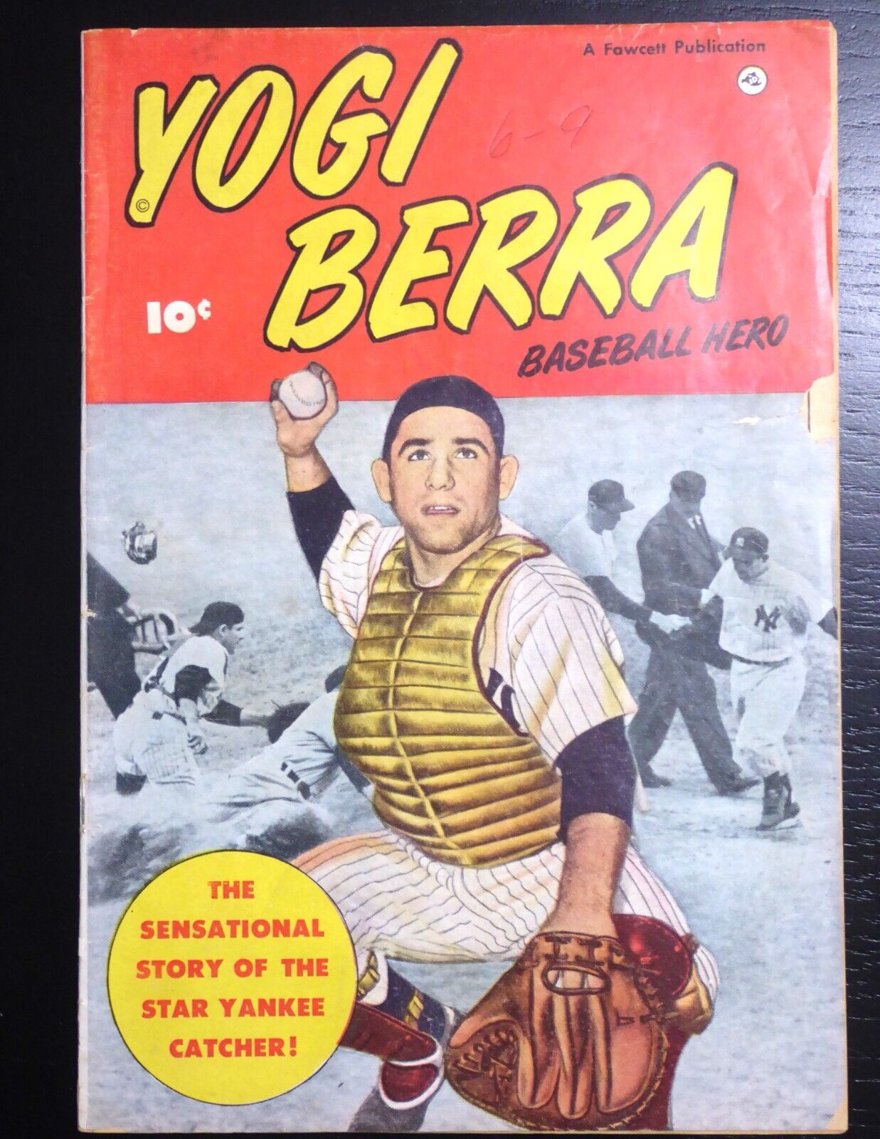 Yogi Berra Comic 1951, G/VG, New York Yankees Baseball