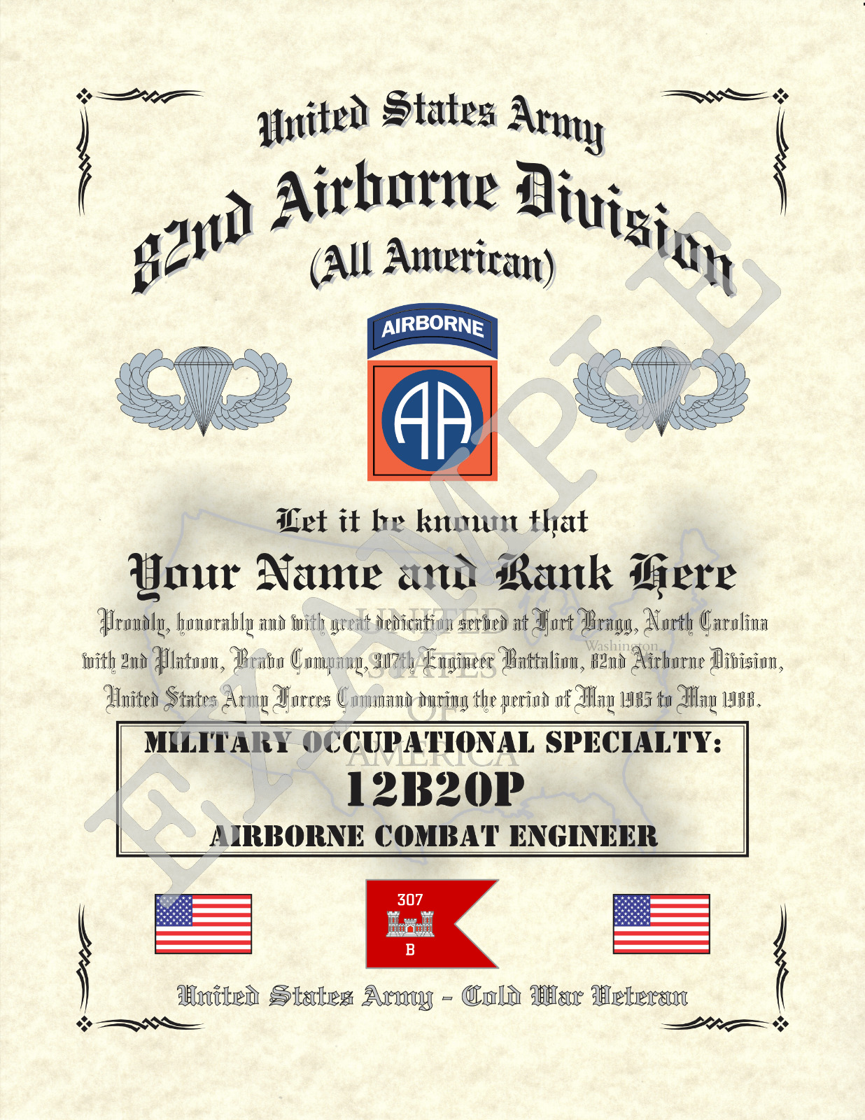 82nd Airborne Division (A) 8.5
