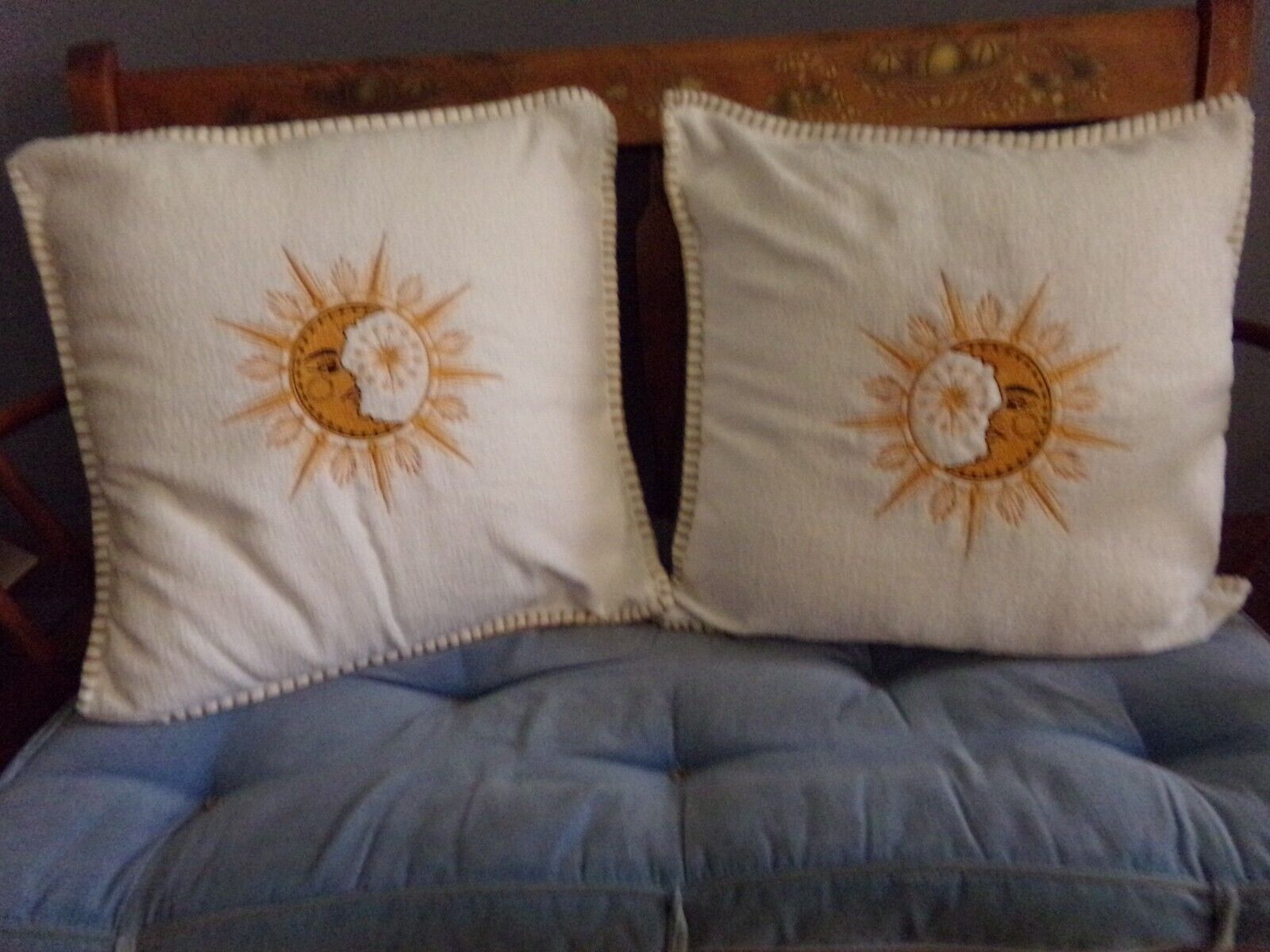 Embroidered Mystic Moon pillow cases