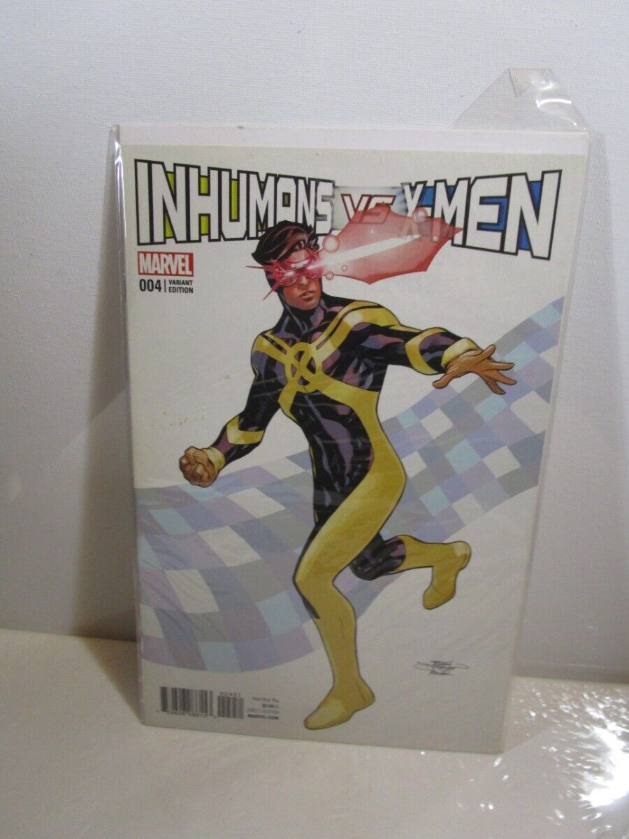 INHUMANS vs. X-MEN #4 Variant Edition (2017, Marvel) Bagged Boarded