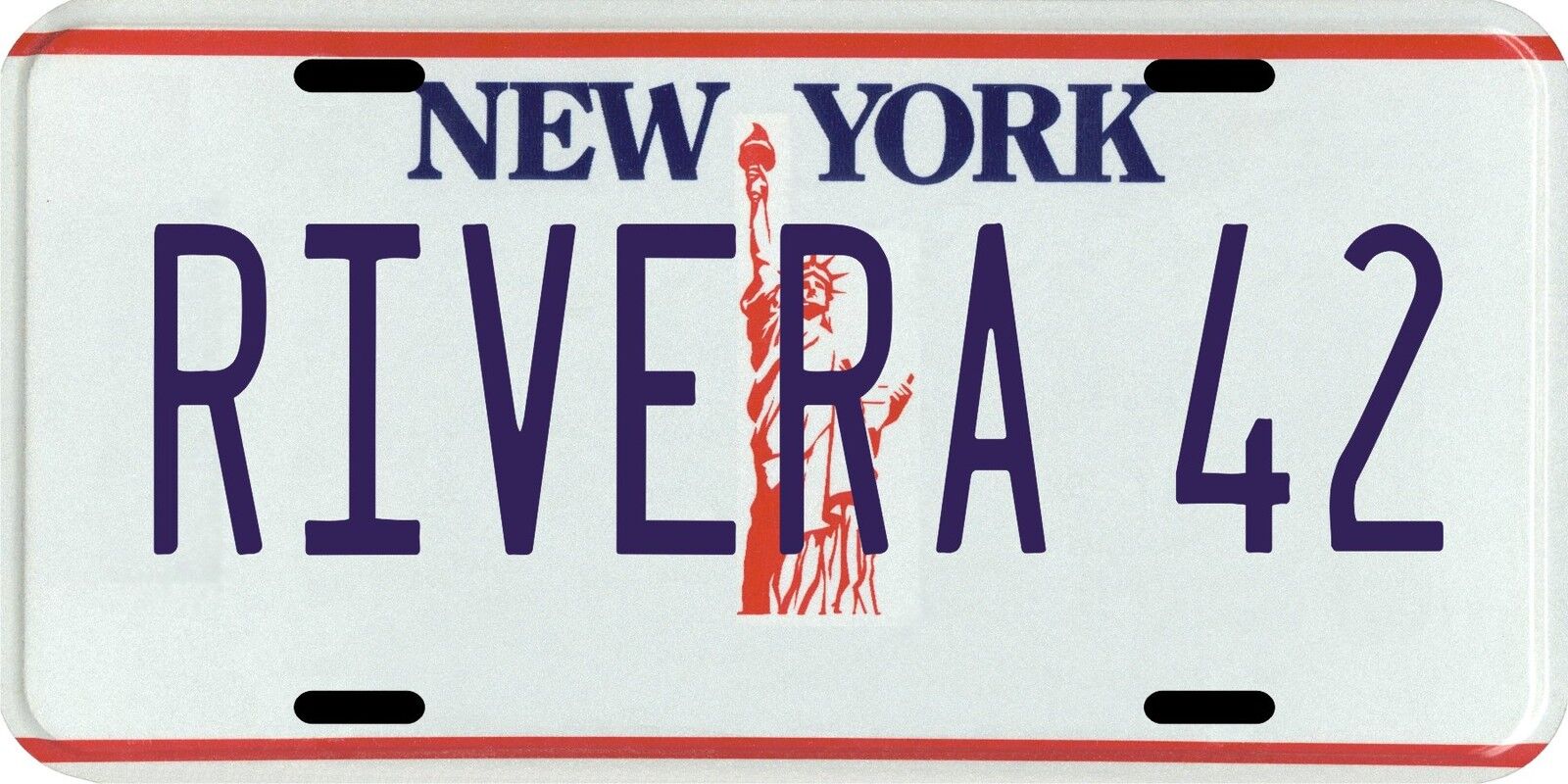 Mariano Rivera New York Yankees Rookie 1995 metal License plate