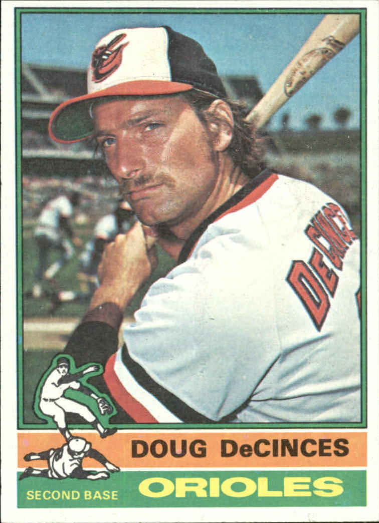 1976 Topps Baltimore Orioles Baseball Card #438 Doug DeCinces - NM