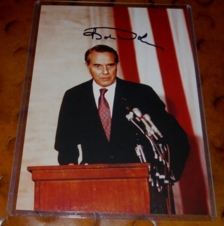 Kansas Senator Bob Dole signed autographed 5x7 photo