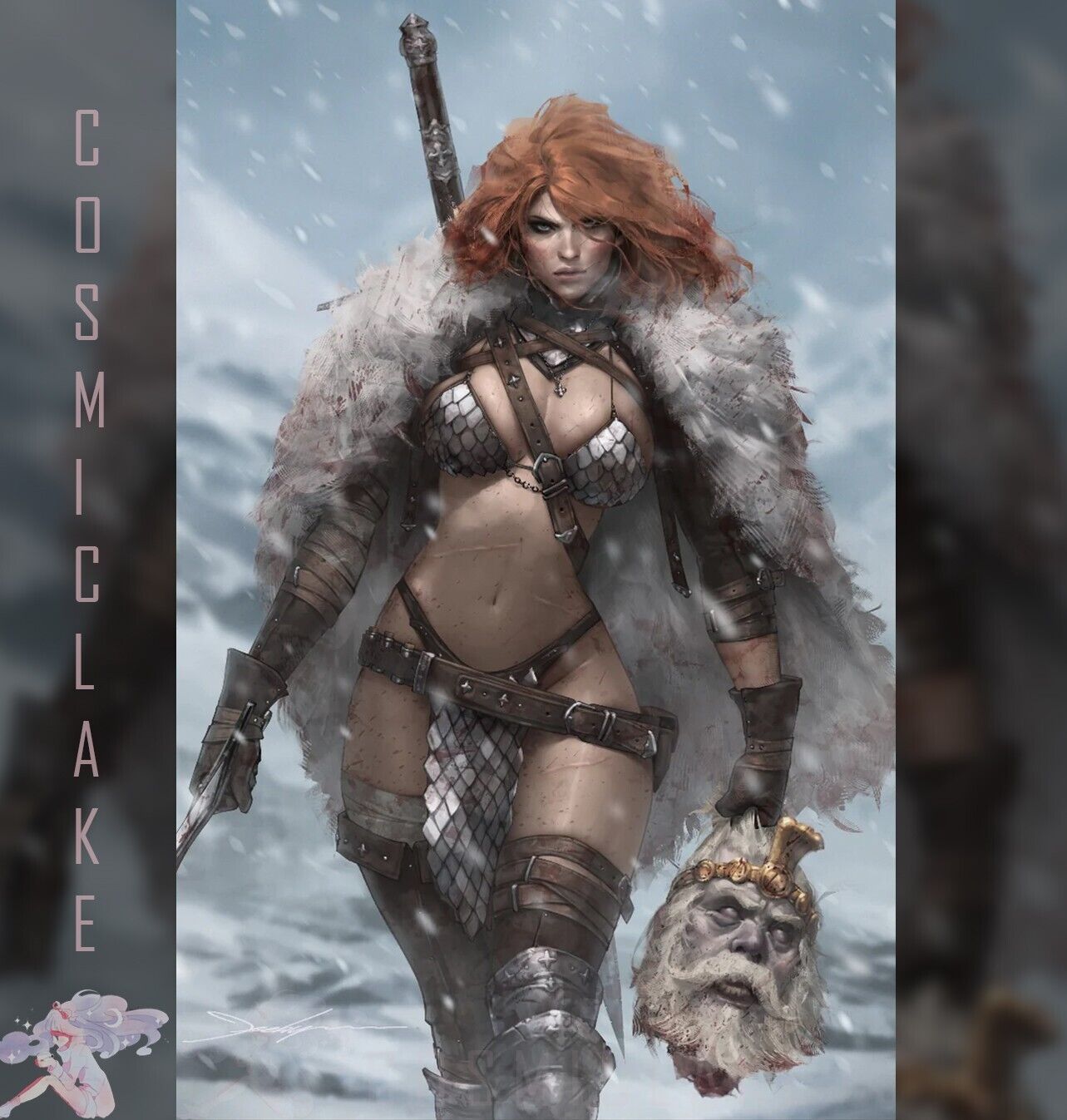 RED SONJA EMPIRE OF THE DAMNED #1 JEHEYUNG LEE VIRGIN VARIANT PREORDER 4/3☪