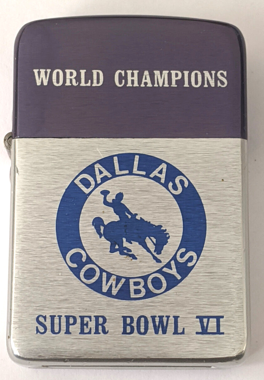 Rare Never Fired 1972 Dallas Cowboys Super Bowl Champions Storm King Lighter